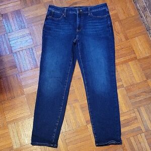 Talbots Women's Slim Ankle Dark Wash Denim Jeans Size 8